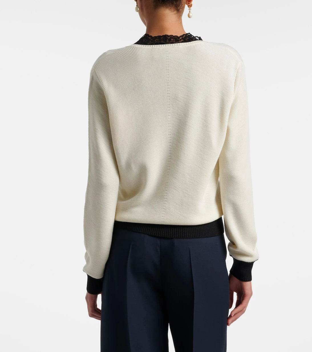 Valentino - VLogo wool-blend sweater
