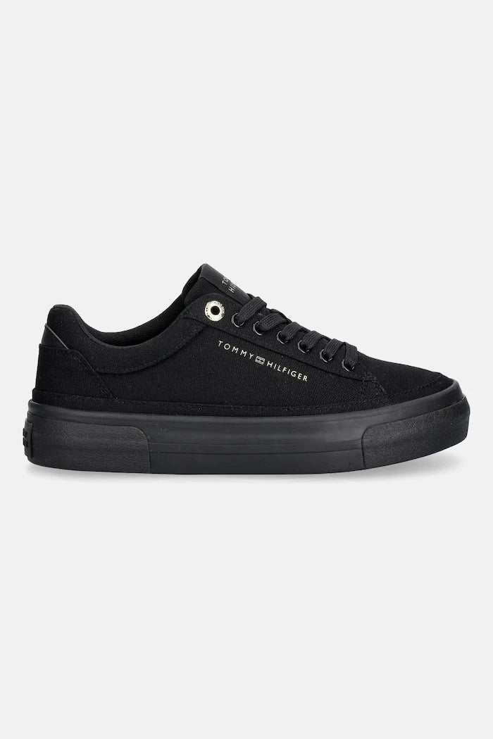 Tommy Hilfiger TH FOXING PLATFORM CANVAS kadın alçak sneaker