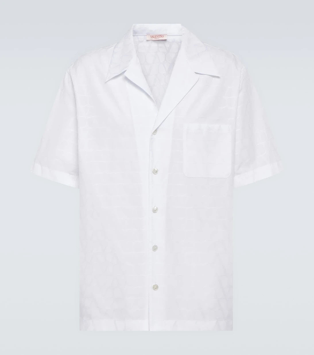 Valentino - Oversized cotton poplin shirt