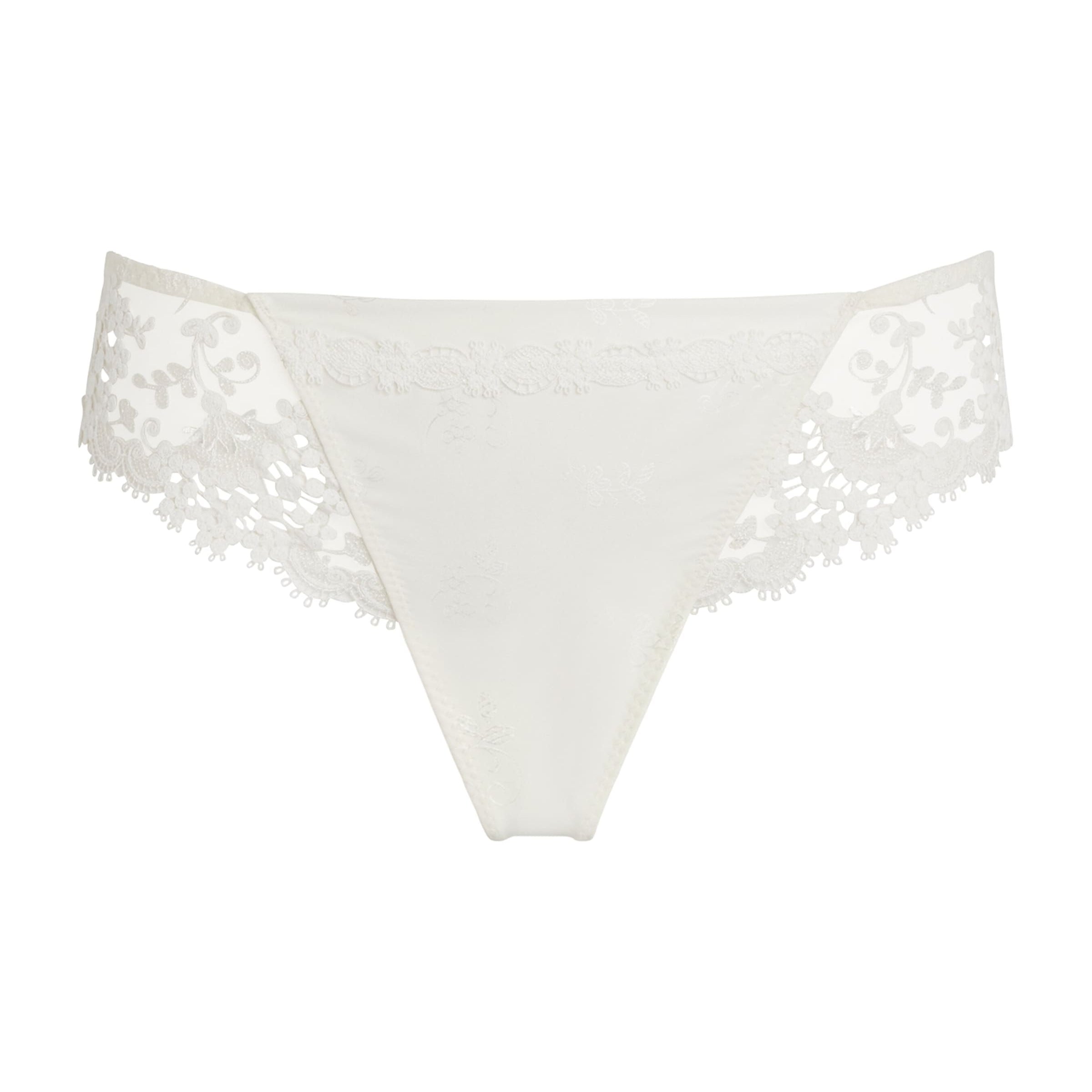 Embroidered Wish Tanga 030 NATURAL