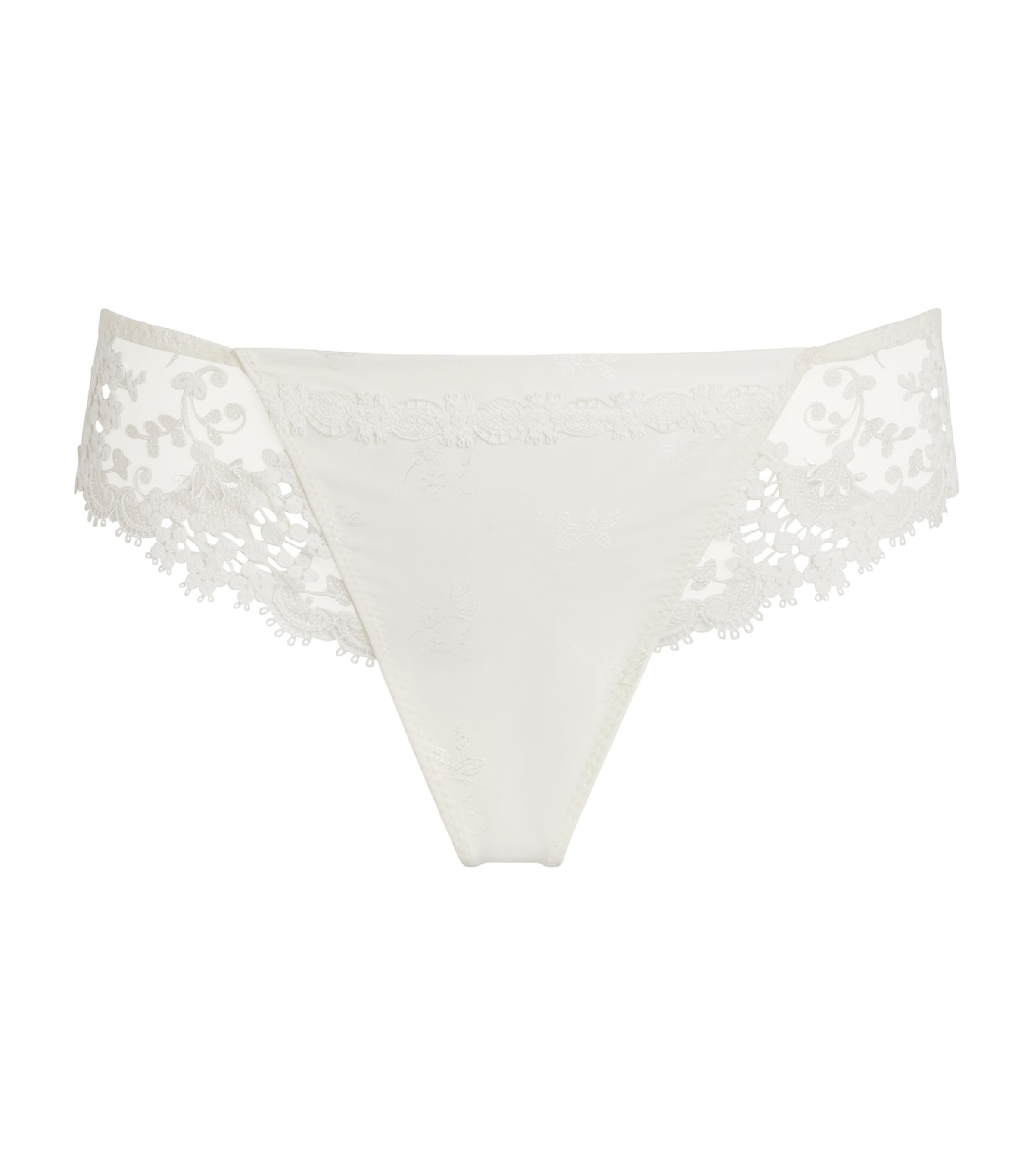 Embroidered Wish Tanga 030 NATURAL