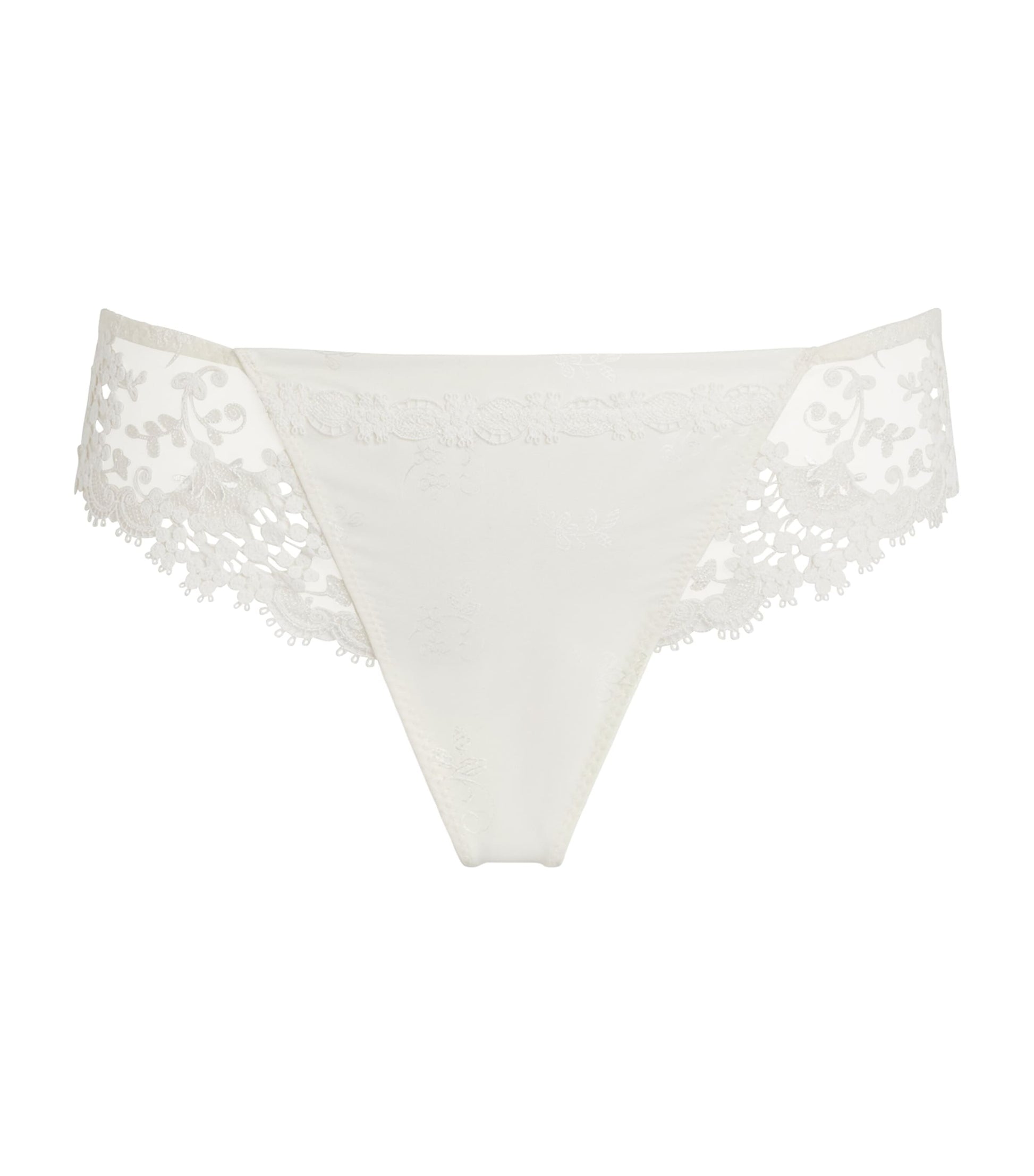 Embroidered Wish Tanga 030 NATURAL