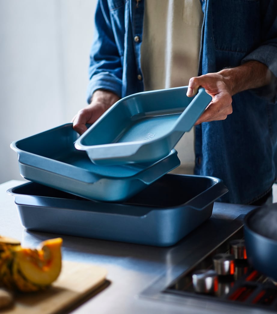 Set of 3 Non-Stick Nest Roasting Trays