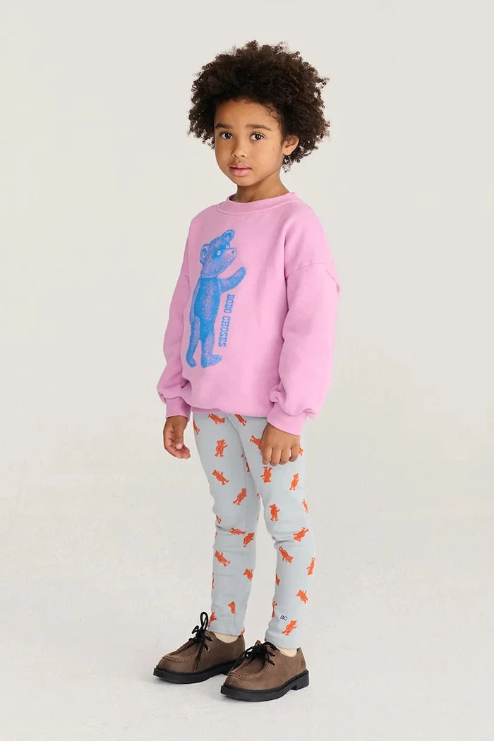 Bobo Choses çocuklar için pamuklu oversize sweatshirt Softpaw Monster
