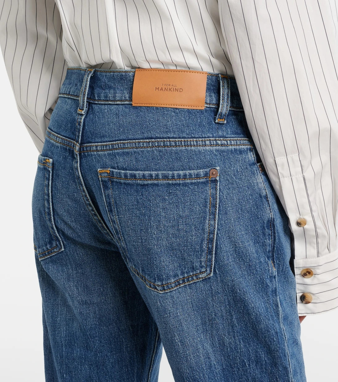 7 For All Mankind - Mankind high-rise flared jeans