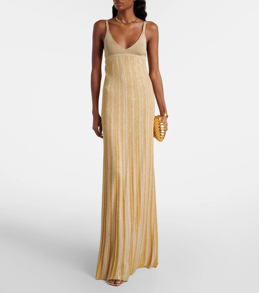 Missoni - Sequined lamé maxi dress
