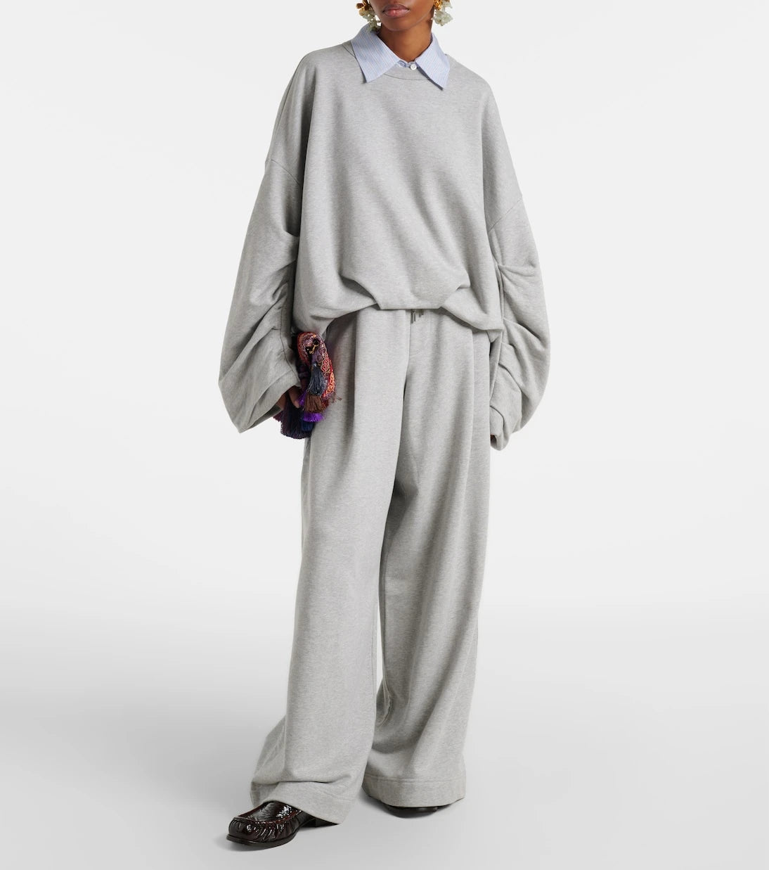 Dries Van Noten - Cotton jersey sweatpants