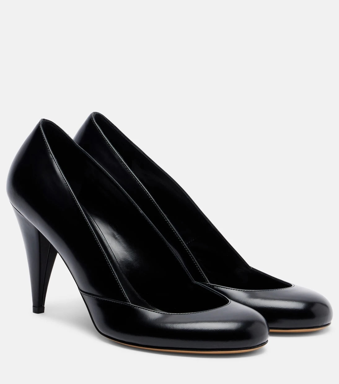 Le Monde Béryl - حذاء كيم سيون صابل 95 جلد بكعب عالٍ