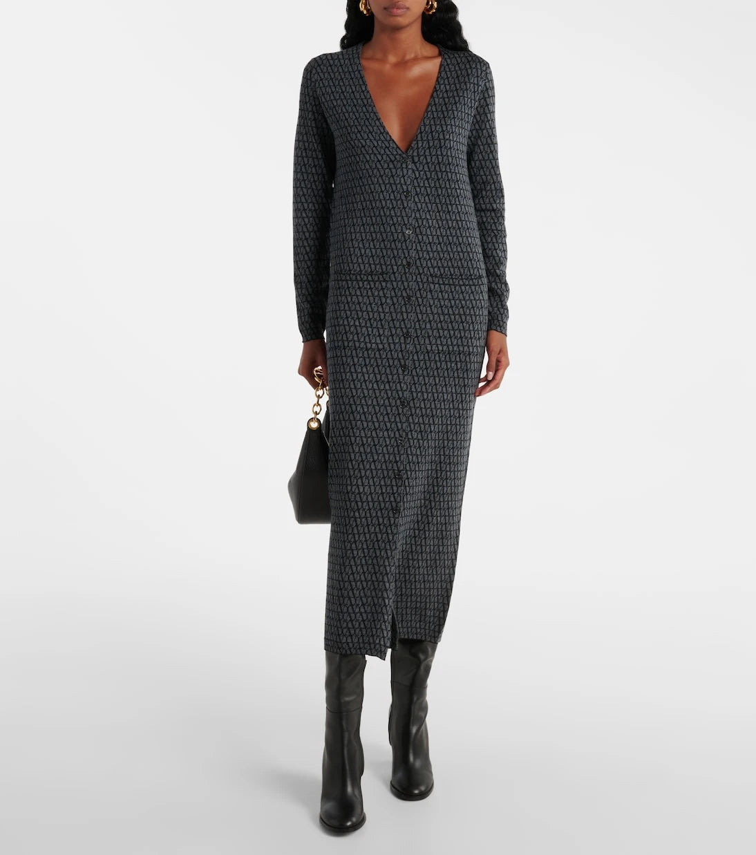Valentino - Toile Iconographe wool maxi dress