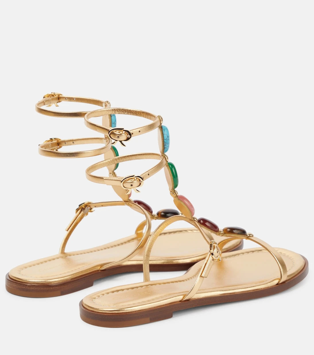 Gianvito Rossi - Shanti embellished leather sandals