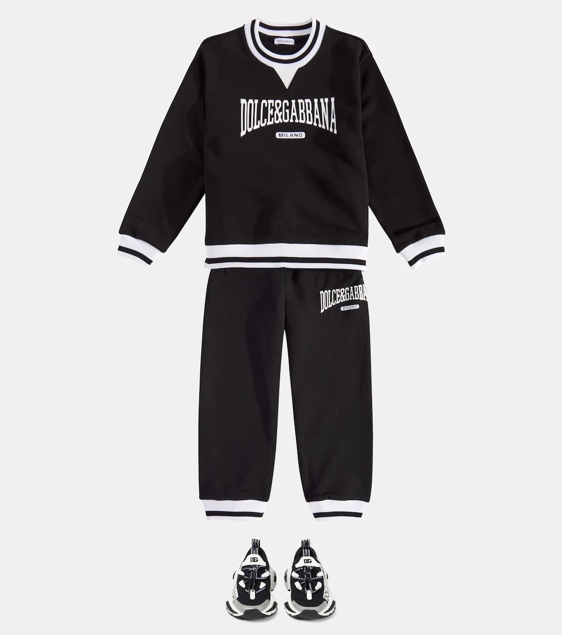 Dolce&Gabbana Kids - Logo cotton jersey sweatshirt