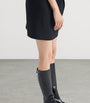 Prada Black Wool Natté Sleeveless Mini Dress