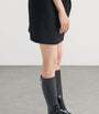 Prada Black Wool Natté Sleeveless Mini Dress