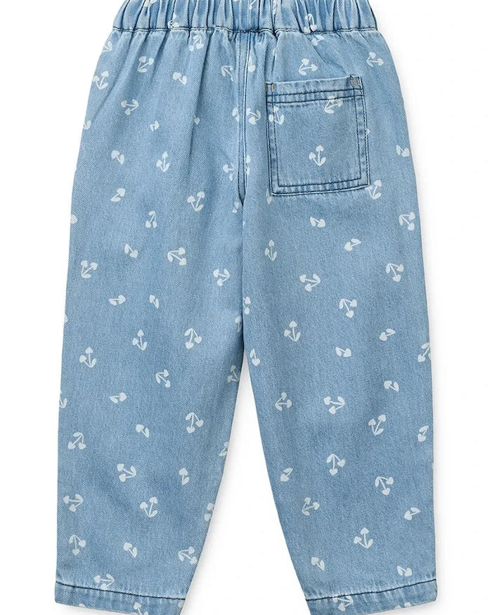 Liewood Çocuk Loose Borris Light Printed Denim Pantolon