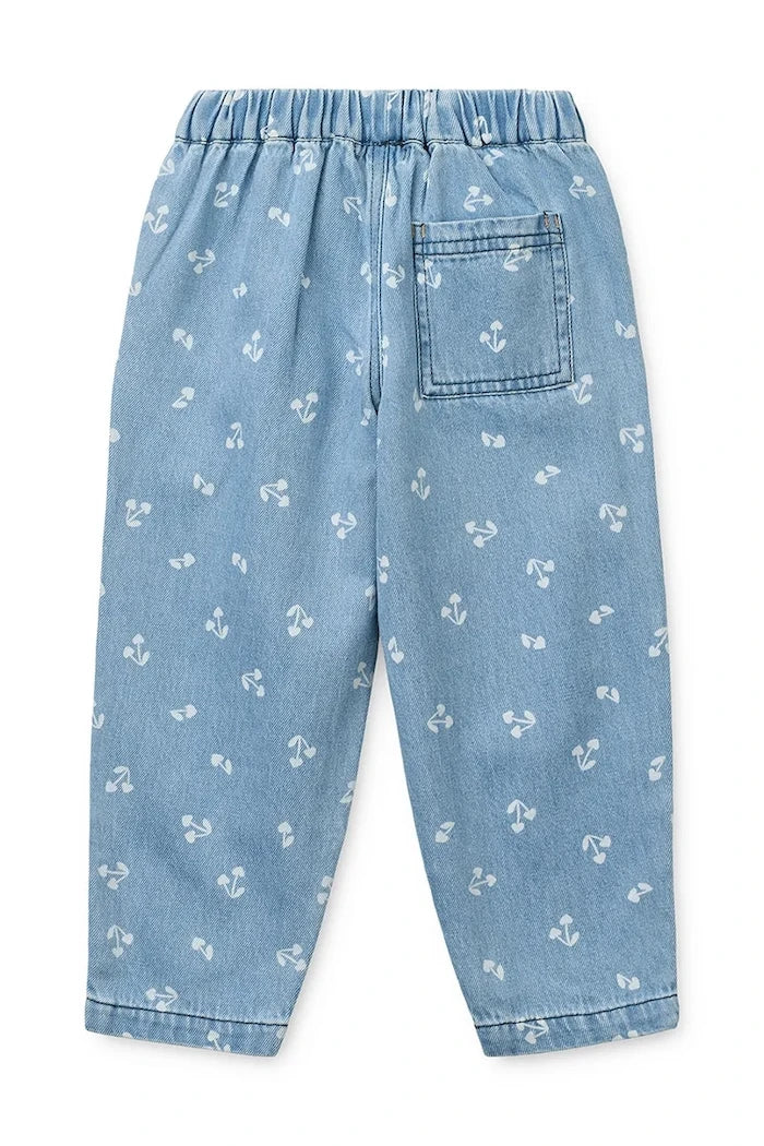 Liewood дънки loose за деца Borris Light Printed Denim Pants