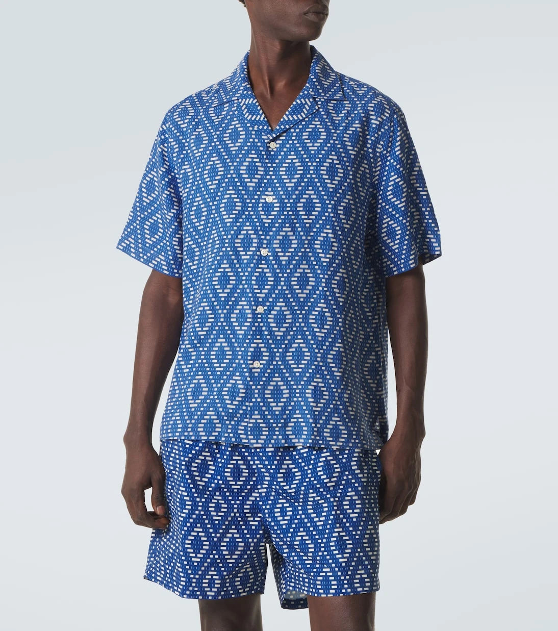 Frescobol Carioca - Roberto printed linen shirt