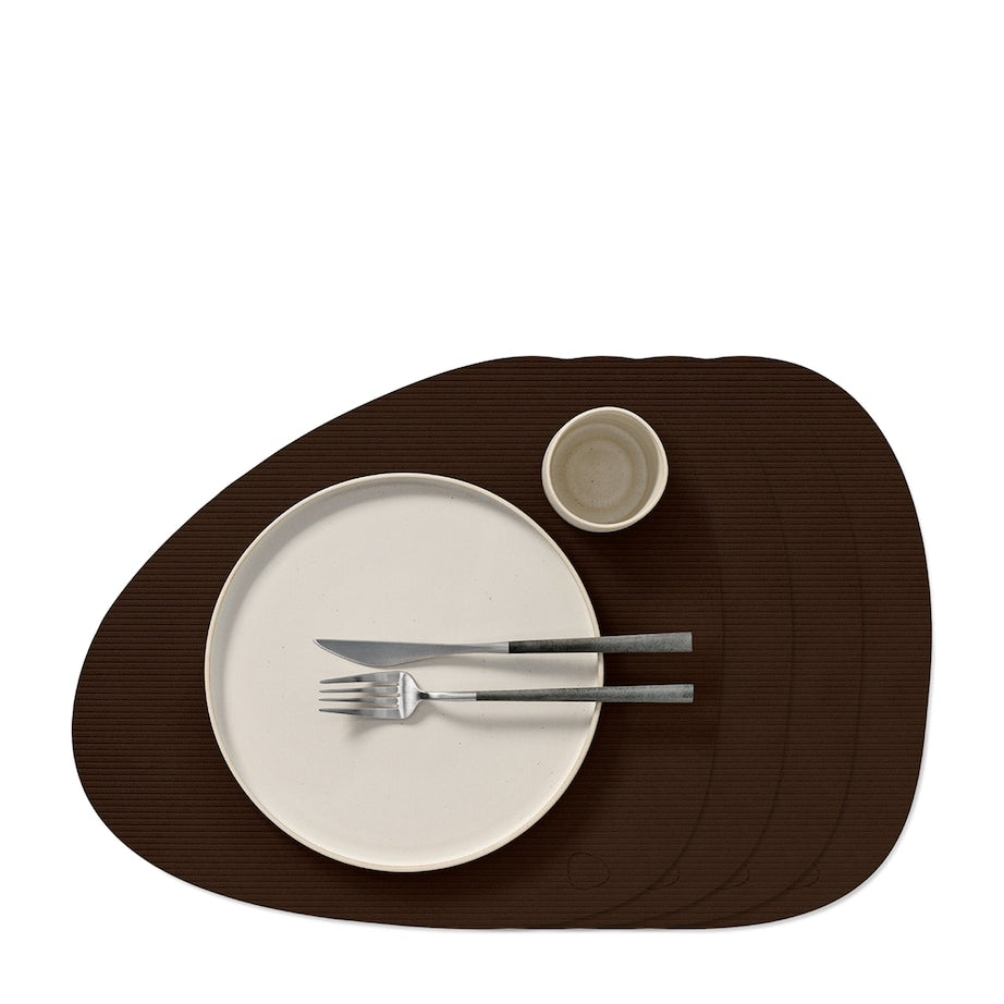 Large Curve Corduroy Placemat (Set of 4)