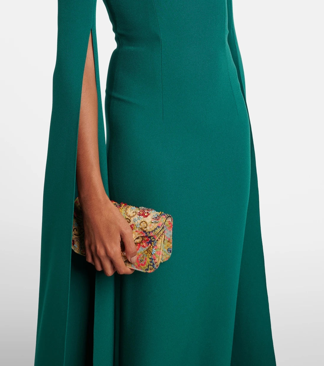 Safiyaa - Embellished crêpe gown