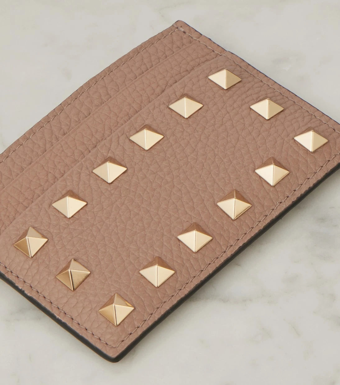 Valentino Garavani - Rockstud leather card holder