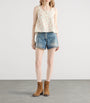 Prada Blue Faded Denim Shorts