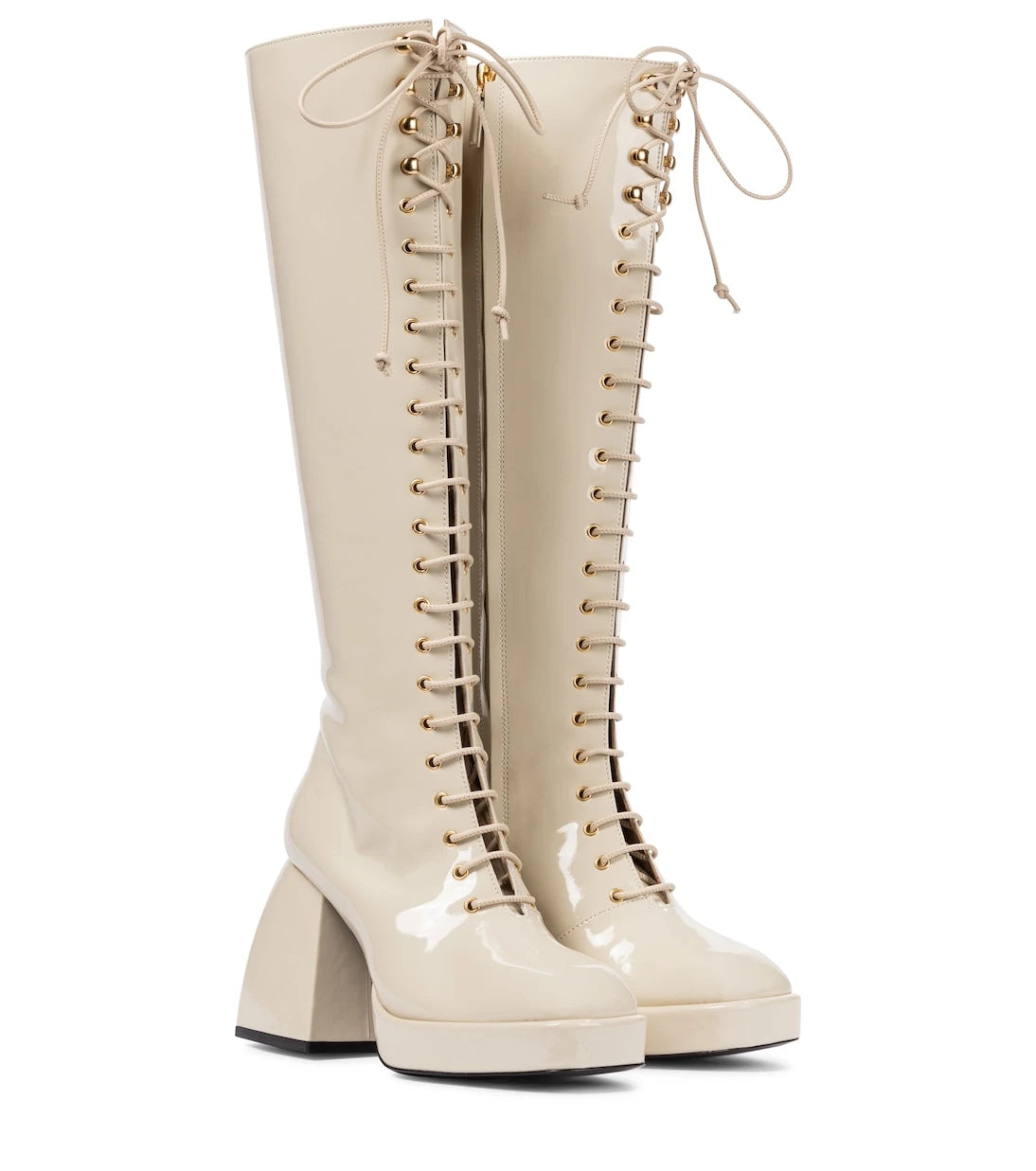 Nodaleto - Bulla Ward patent leather knee-high boots