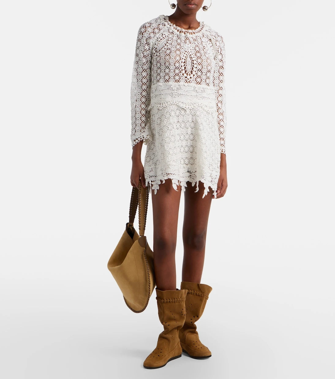Isabel Marant - Welky laser-cut suede mid-calf boots