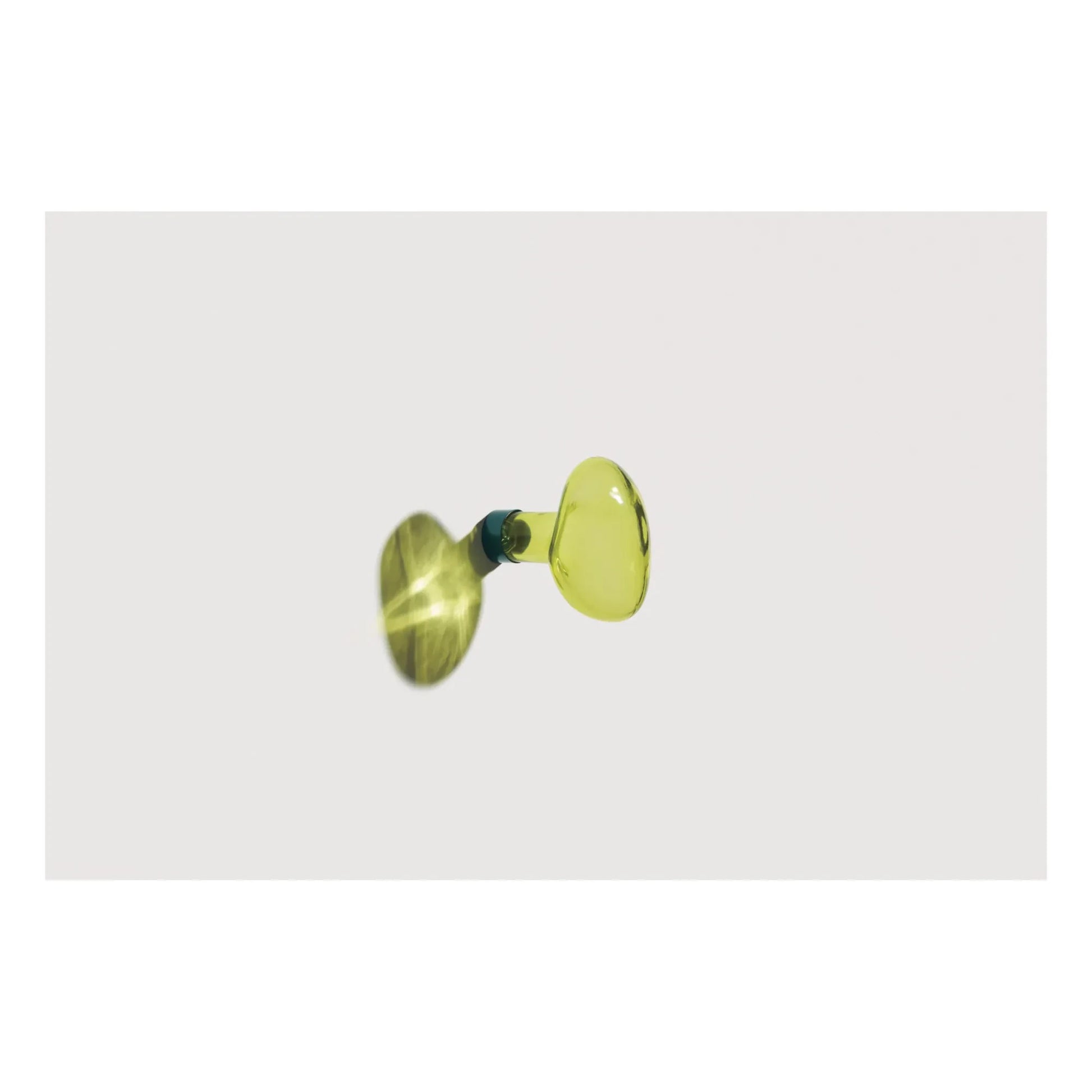 Petite friture - Glass coat hook Bubble small | Green