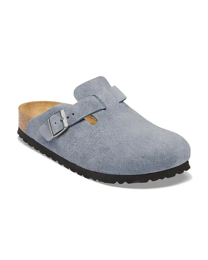 Birkenstock Boston Süet Deri Terlikler