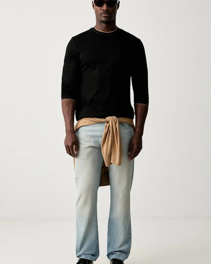 BOSS erkek uzun kollu pamuklu bluz H-Tenison