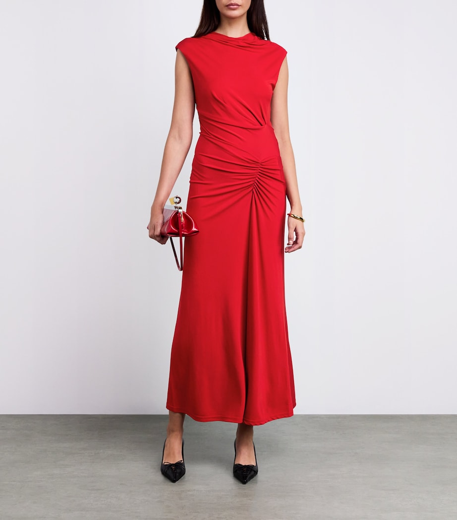 Ruched Acacia Midi Dress