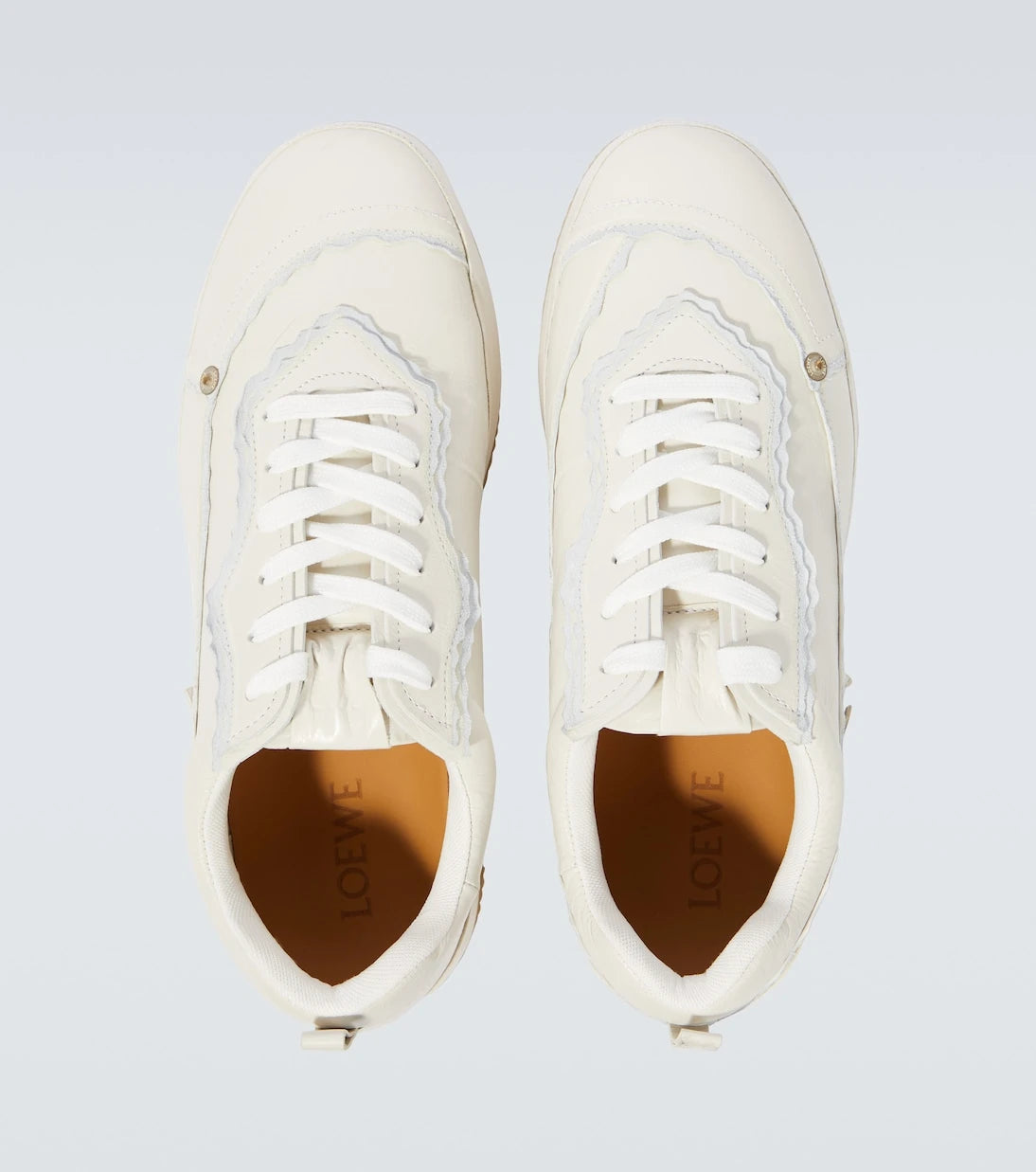 Loewe - Dekonstrükte deri spor ayakkabılar