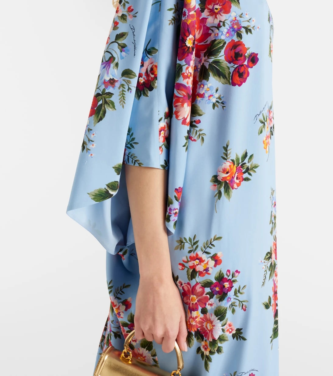 Dolce&Gabbana - Floral silk-blend kaftan