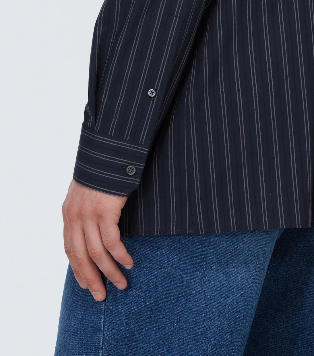Loewe - Striped cotton poplin shirt