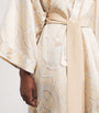 Silk Pearl Print Mimi Robe