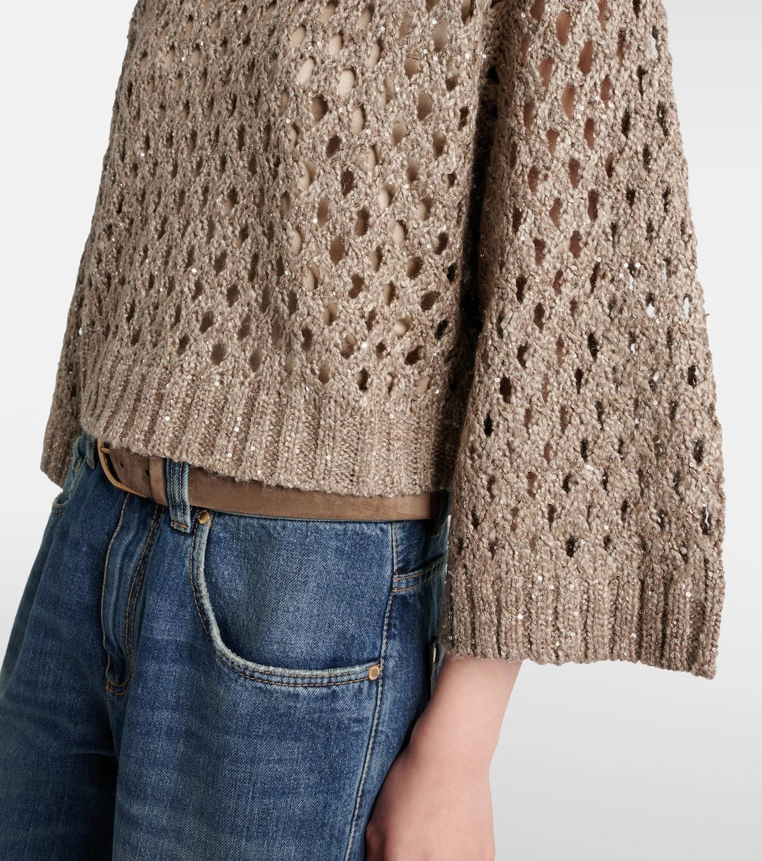 Brunello Cucinelli - Open-knit sweater