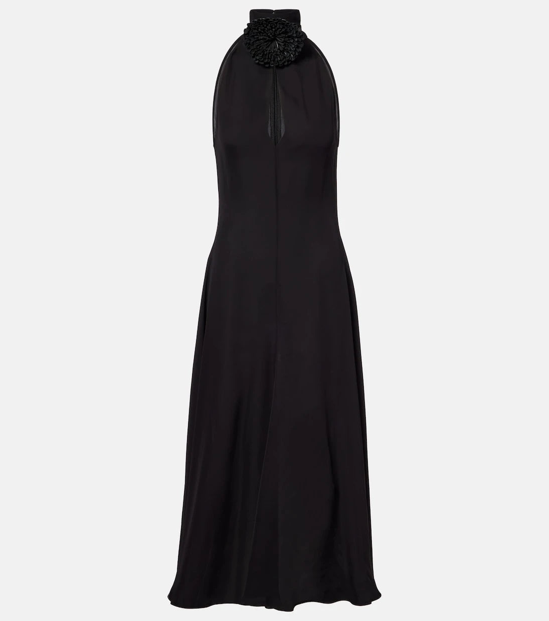 Alaïa - Flower halterneck midi dresss