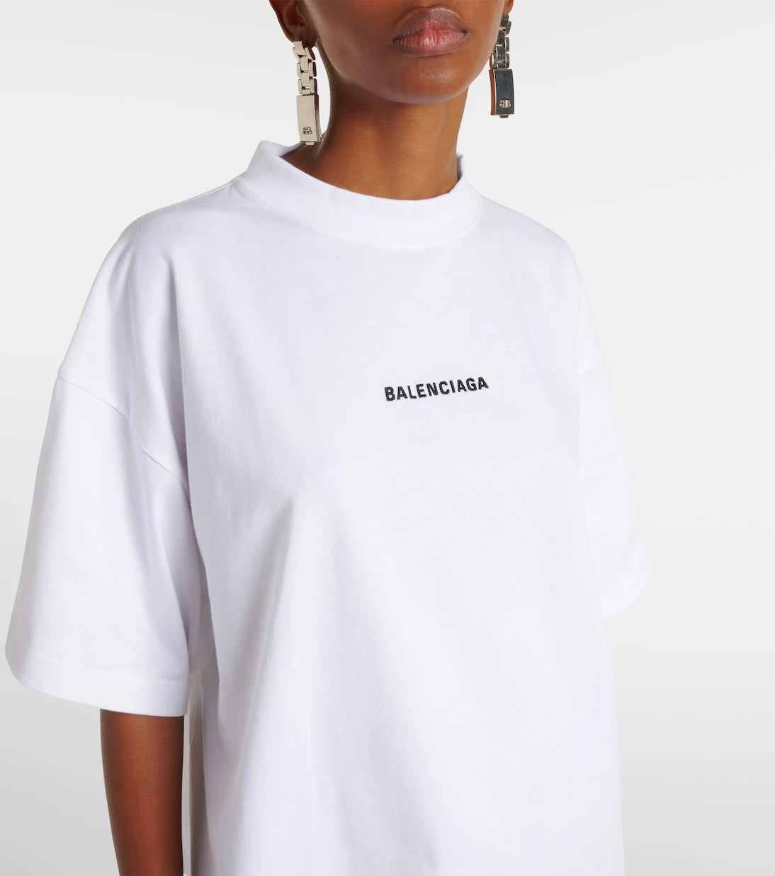 Balenciaga - Printed cotton jersey T-shirt