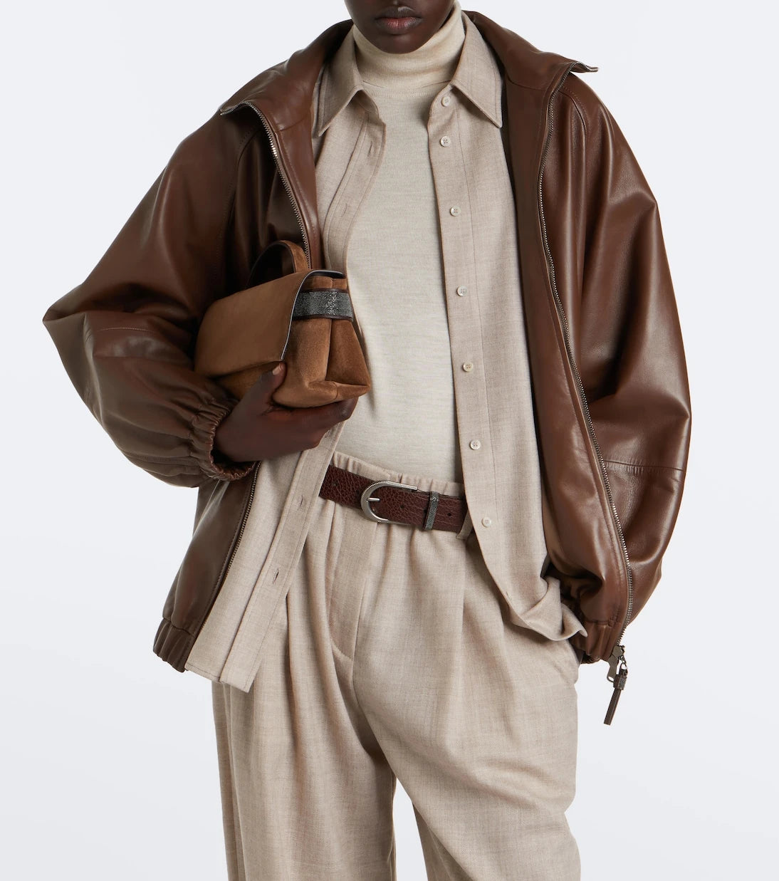 Brunello Cucinelli - Cashmere and silk turtleneck sweater