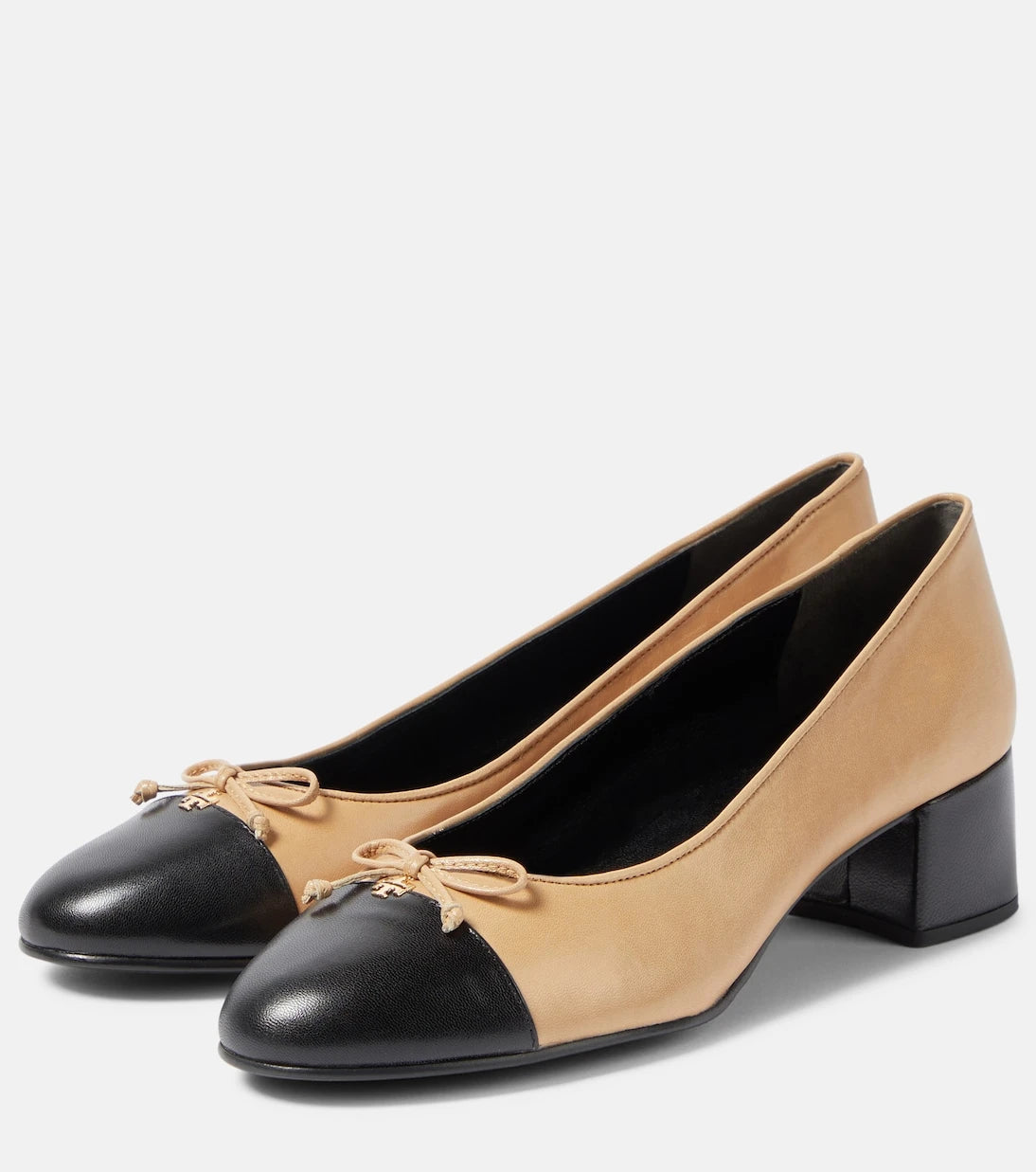 Tory Burch - Bow-detail leather pumps