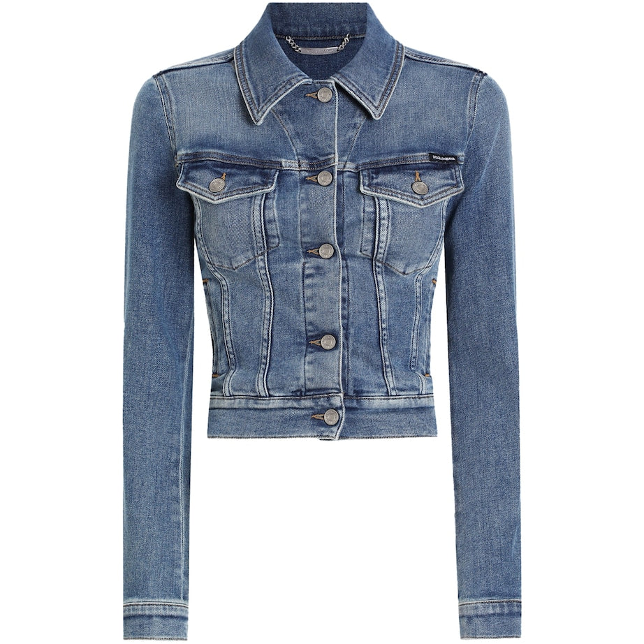 Multi Cropped Denim Jacket