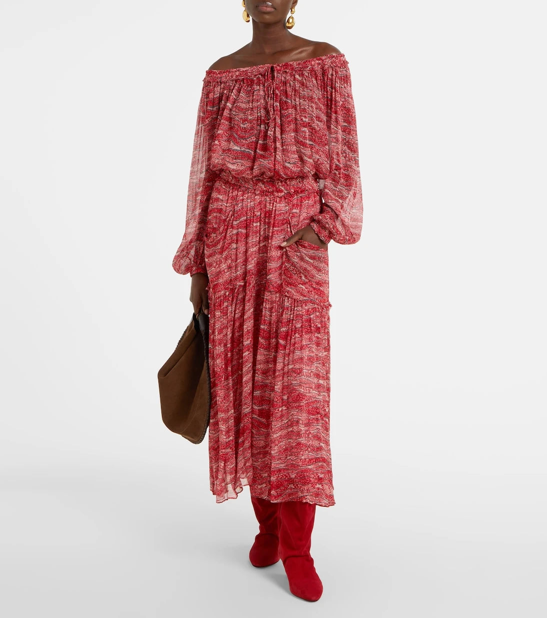 Marant Etoile - Veronique chiffon maxi skirt