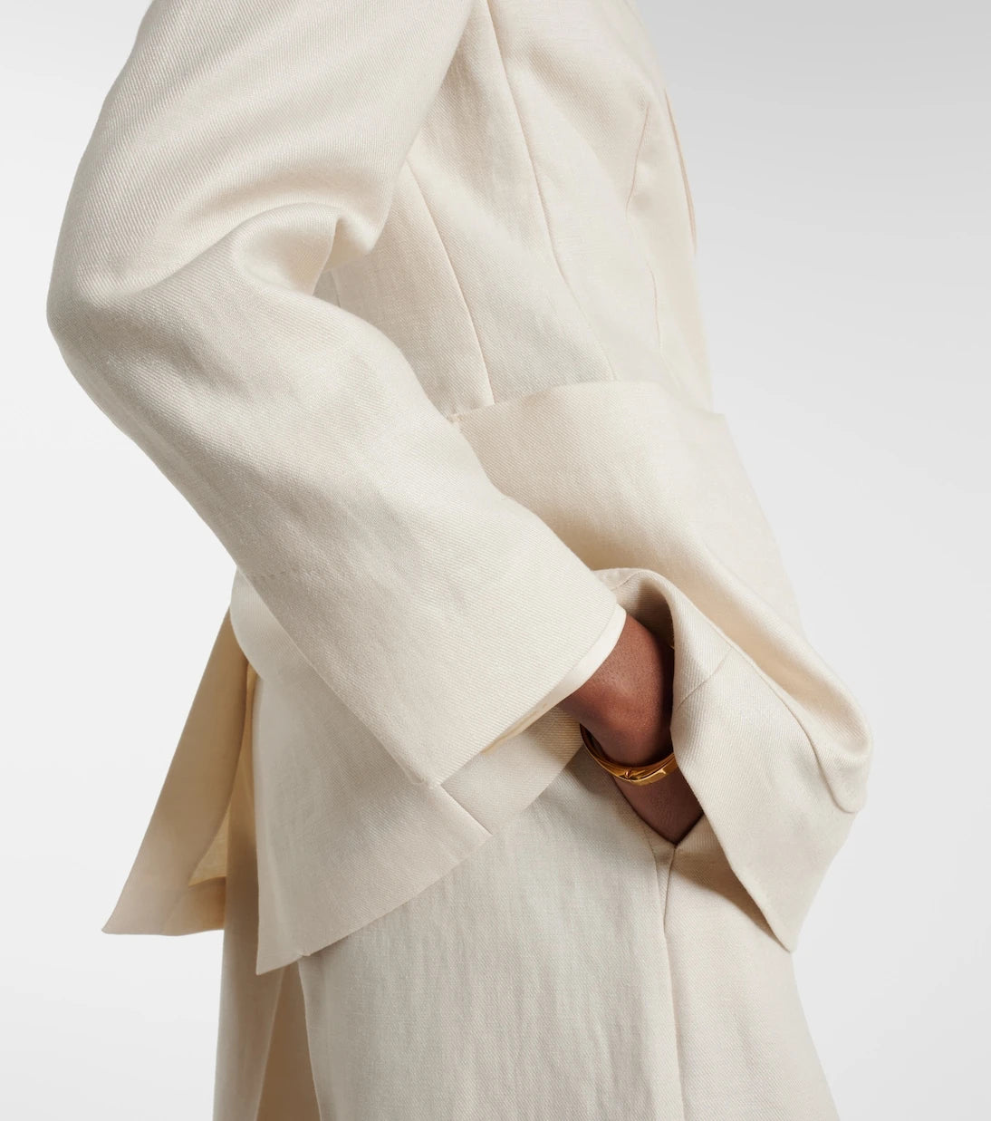 Max Mara - بليزر Volontà من الكتان
