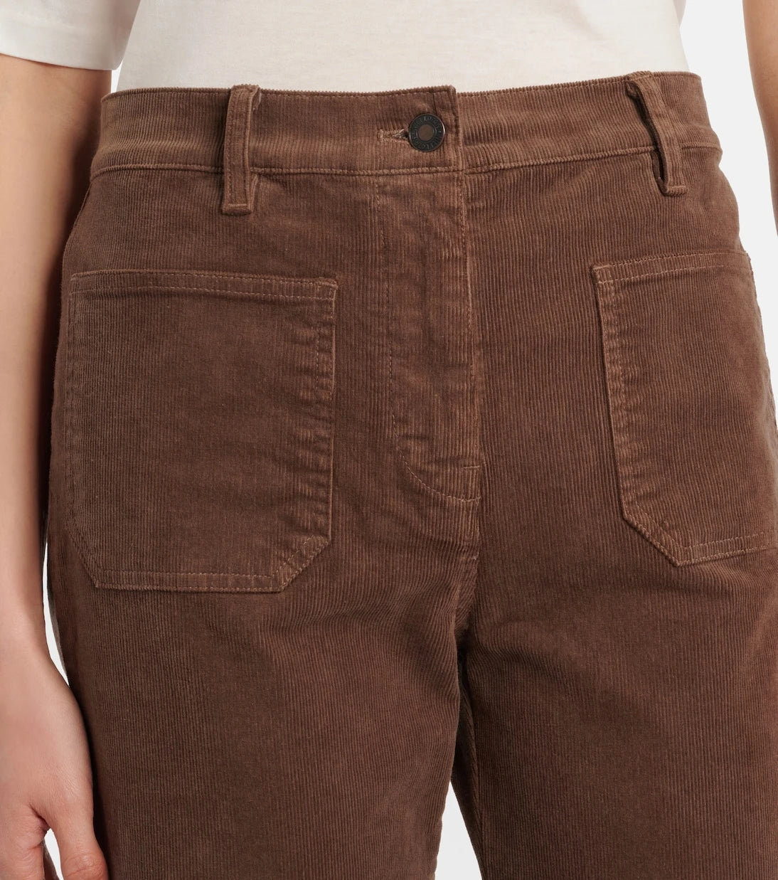 Nili Lotan - Florence cotton-blend corduroy bootcut pants