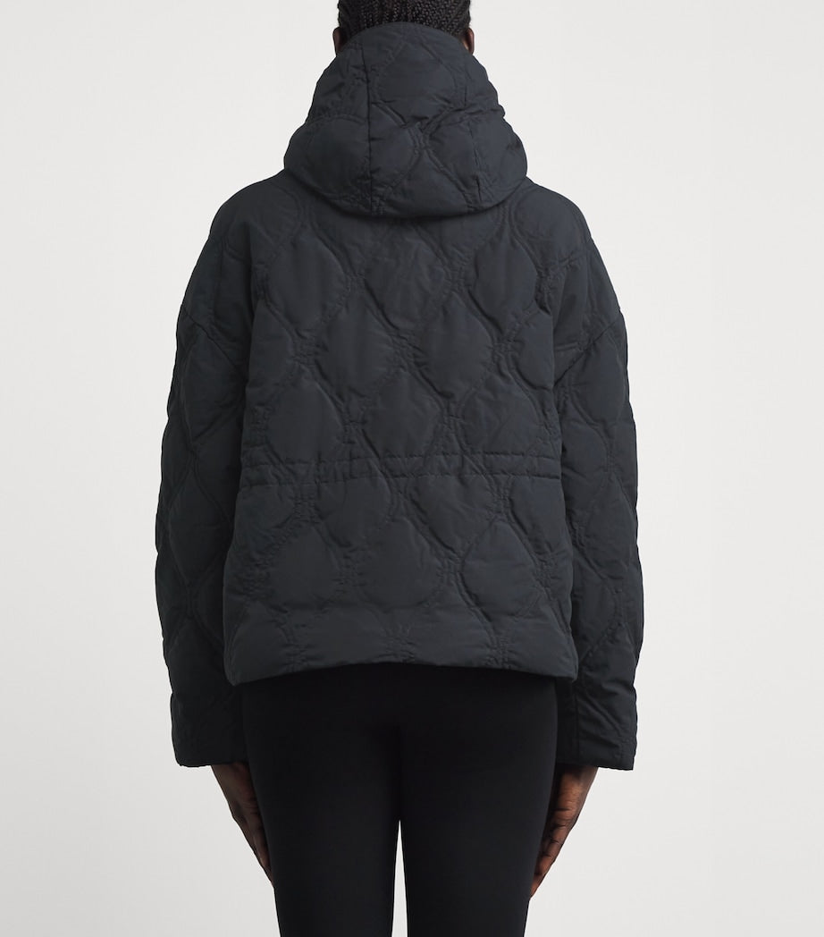 Canada Goose Black Quilted Alessia Down Jacket