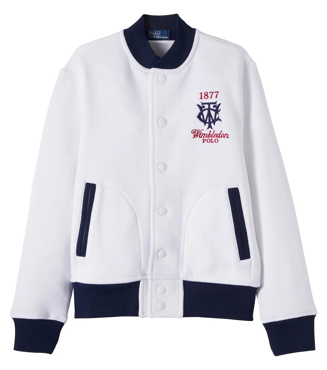 Polo Ralph Lauren Kids - Embroidered cotton-blend varsity jacket