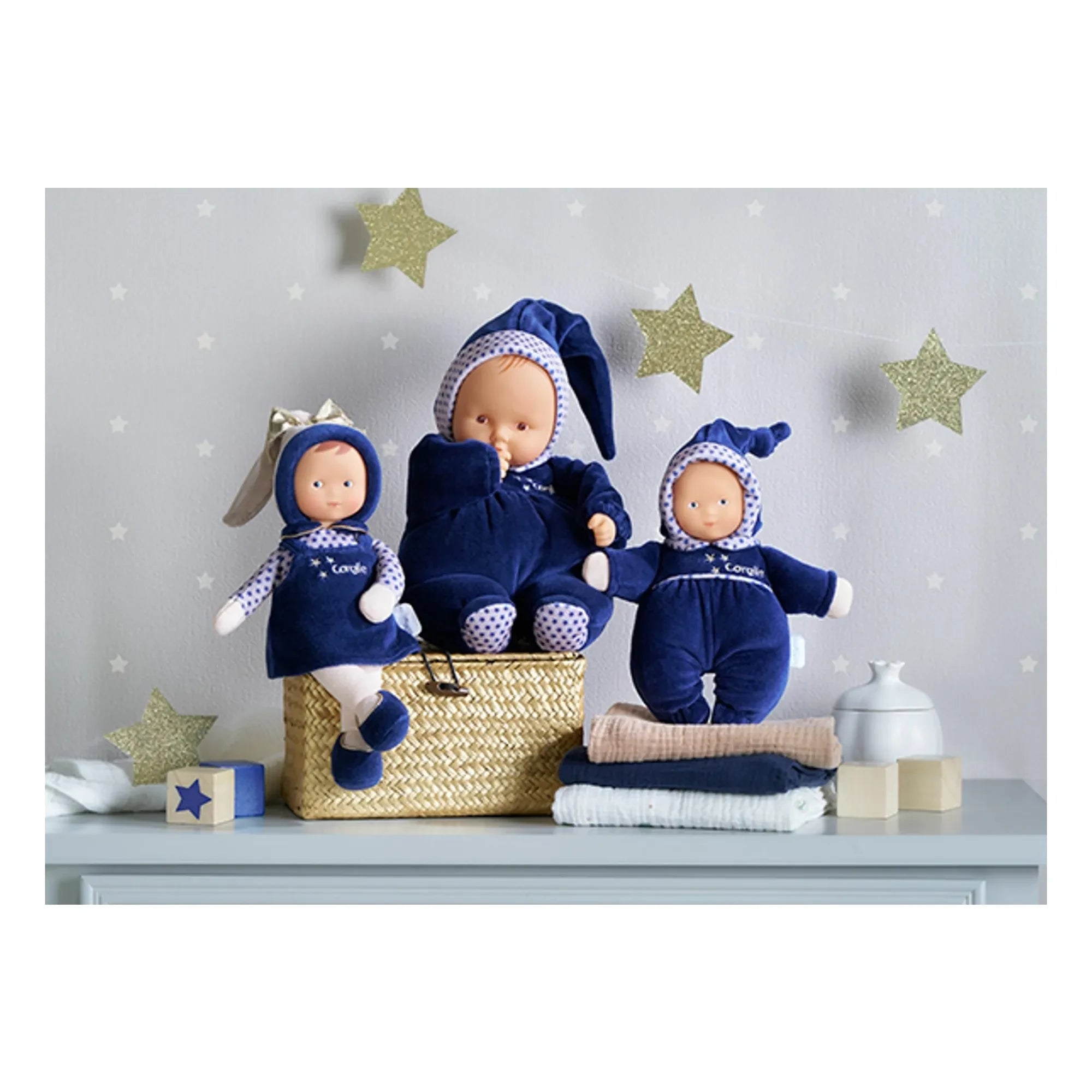 Corolle - My cuddly toy - Babipouce Rêves d'Etoiles | Midnight blue