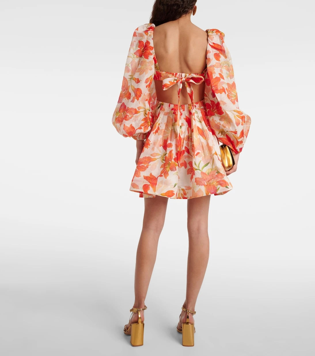 Zimmermann - Tranquillity floral linen and silk minidress