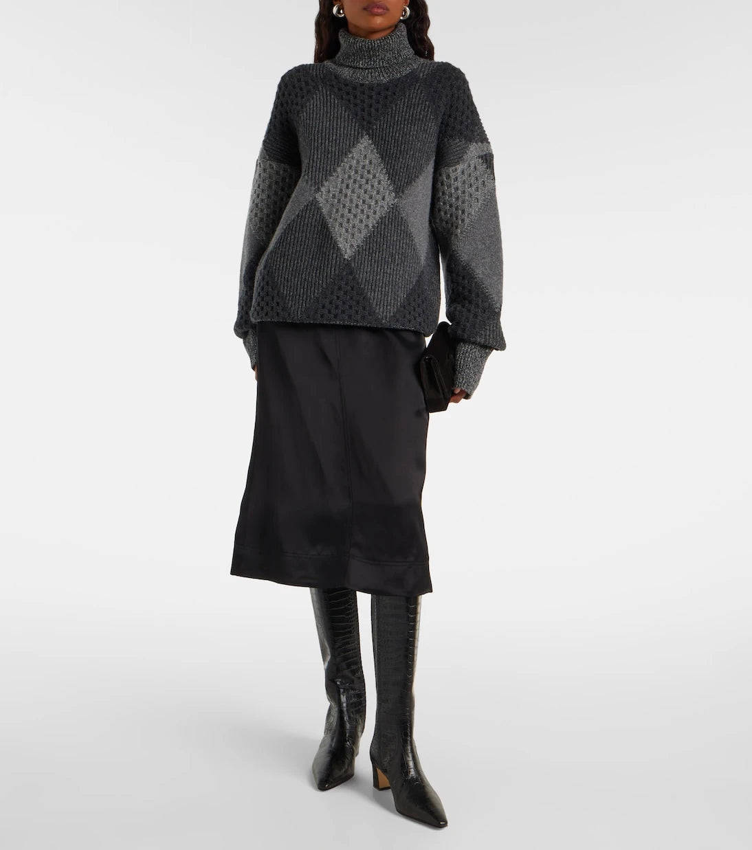Manolo Blahnik - Penelope leather knee-high boots