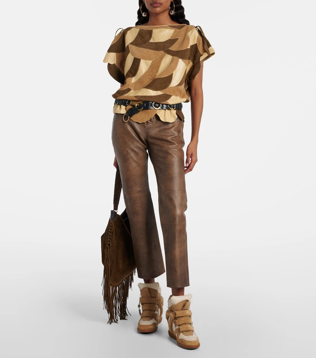 Isabel Marant - Bekett suede high-top sneakers