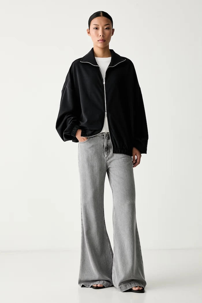 adidas Originals kadın fermuarlı sweatshirt